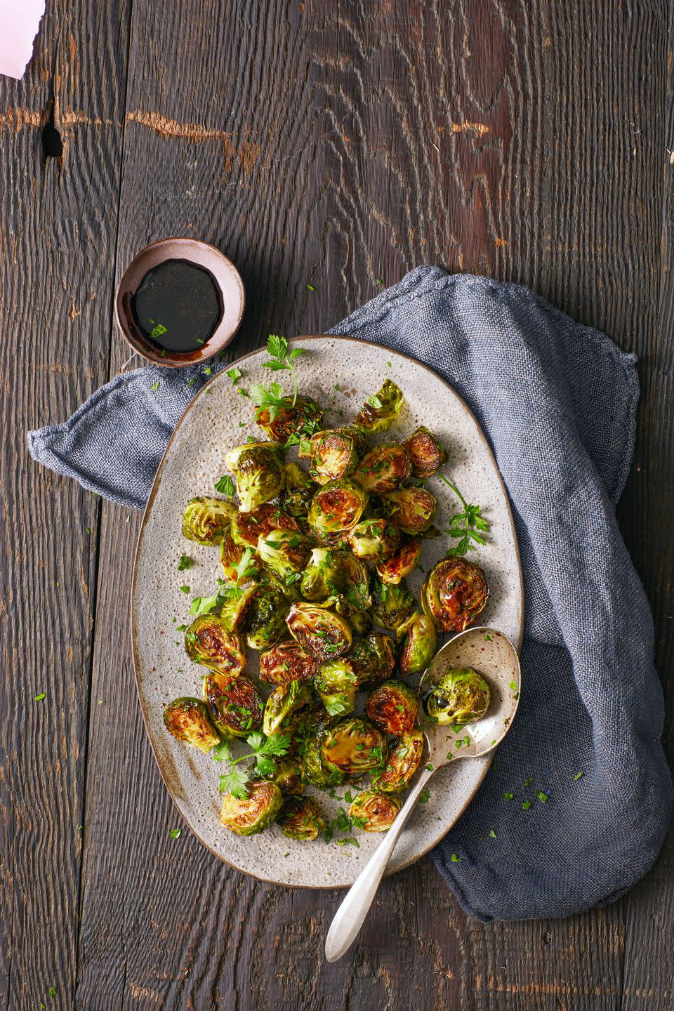 Roasted Sweet & Sour Brussels Sprouts