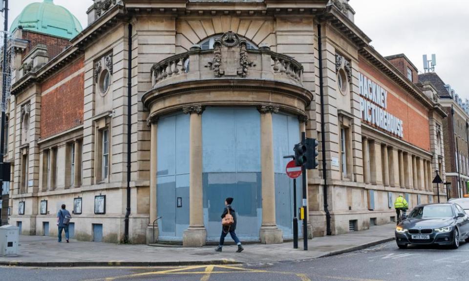 Hackney Picturehouse, shuttered.