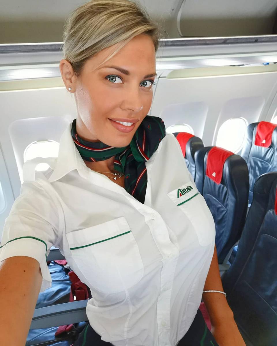  CATANIA, ITALY: THIS WOMAN is slamming jealous trolls who say her images are PHOTOSHOPPED after claiming to be the most followed air hostess in the world. Air hostess, Laura D?amore (37), from Catania, Italy, decided to apply for the job a few years after graduating from university. Almost 13-years later, Laura claims to be ?the most followed air hostess in the world? with an impressive 666,000 fans on Instagram alone. It?s not something Laura expected. She began posting photos online of her glamourous work look and stunning off-duty attire and brands and companies began to take notice. Laura travels on several routes across Europe and is regularly recognised by fans ? with a disproportionate amount of these being men. Laura could never have imagined the opportunities her role as an air hostess would lead to. Whilst she loves her job, Laura will soon be answering the call of the silver-screen.