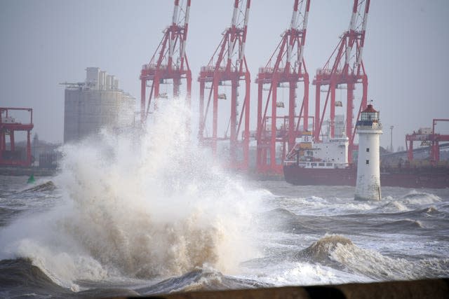 Stormy seas