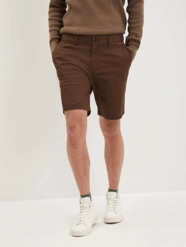 The Brunswick Slim Chino Short. Image via Frank And Oak.