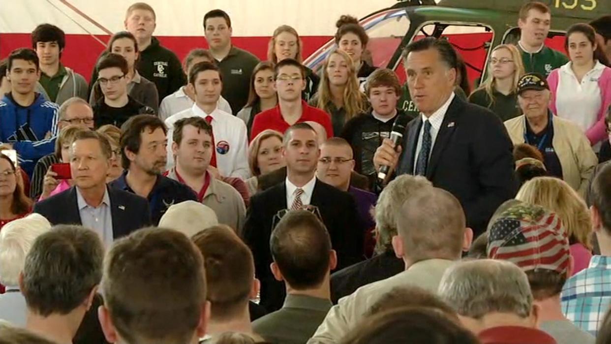 Romney Asks Ohio Voters to Support Kasich