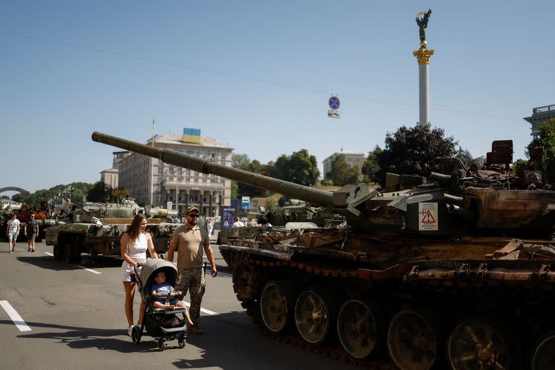 The celebration of the Independence Day in Kyiv