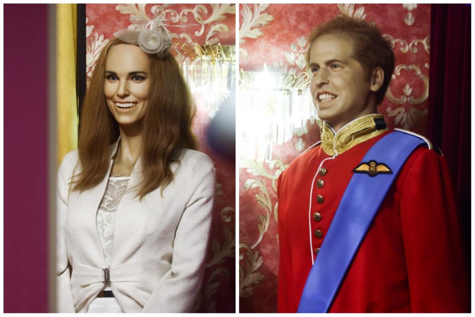 Kate Middleton Prince William waxwork