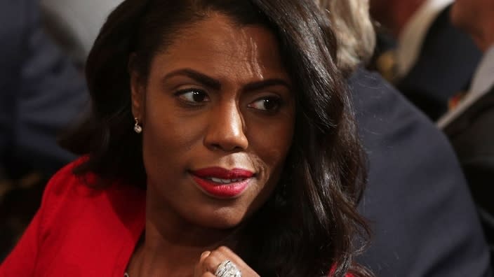 Omarosa Manigault Newman, former assistant to President Donald Trump and director of communications for the White House Public Liaison Office, is shown in the East Room of the White House back in 2017. (Photo: Alex Wong/Getty Images)