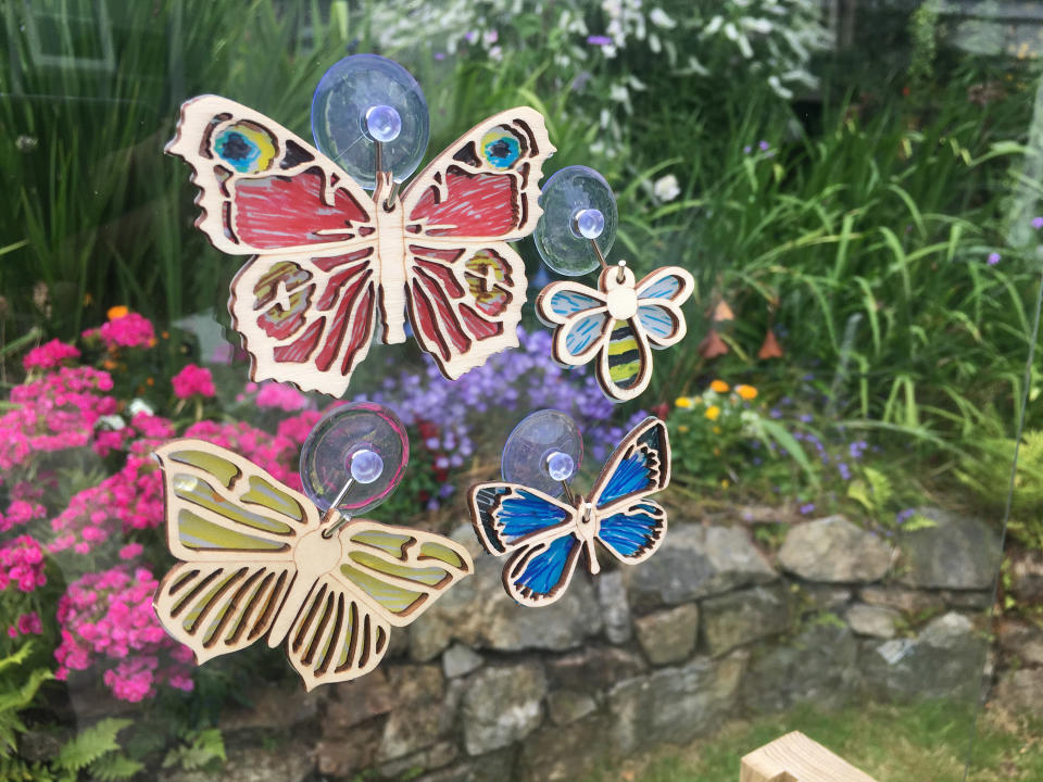 DESIGN A BUTTERFLY SUNCATCHER