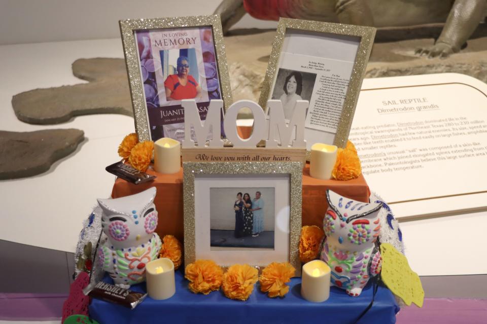 This table for last year's West Texas A&M Dia de los Muertos display at Panhandle Plains Historical Museum honors the passing of a mother. This year's display opens to the public Nov. 1.