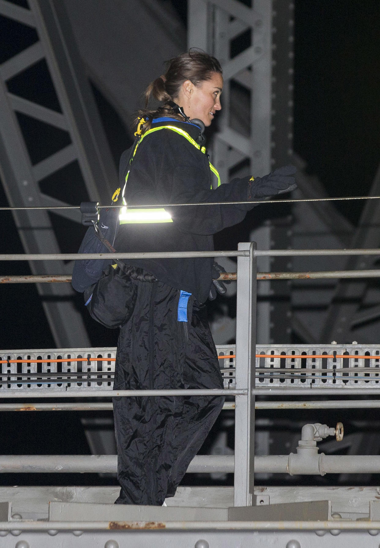 *NO MAIL ONLINE* Pippa Middleton and husband James Matthews do the Sydney Harbour Bridge Climb on their honeymoon in Australia.<P>Pictured: Pippa Middleton<B>Ref: SPL1510490  310517  </B><BR/>Picture by: Media-Mode / Splash News<BR/></P><P><B>Splash News and Pictures</B><BR/>Los Angeles:310-821-2666<BR/>New York:212-619-2666<BR/>London:870-934-2666<BR/>photodesk@splashnews.com<BR/></P>