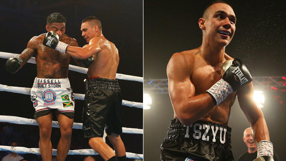 Tszyu is now unbeaten in his first 12 professional fights. Pic: Getty