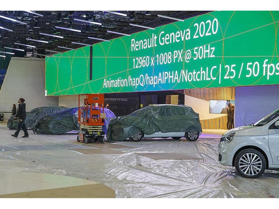 黯然撤場中的2020年日內瓦車展。