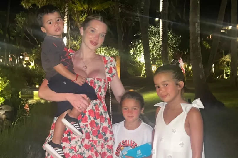 Helen Flanagan and her kids