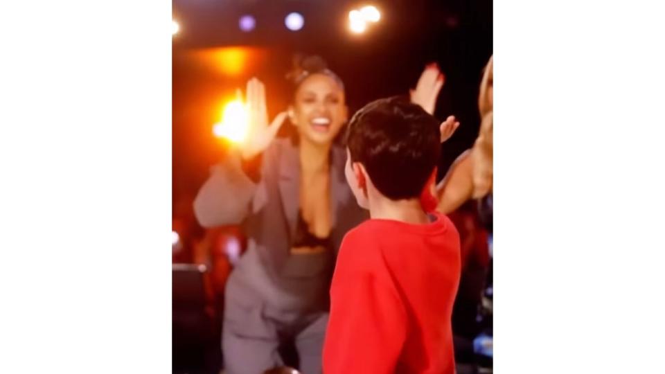 Eric Cowell with Alesha Dixon