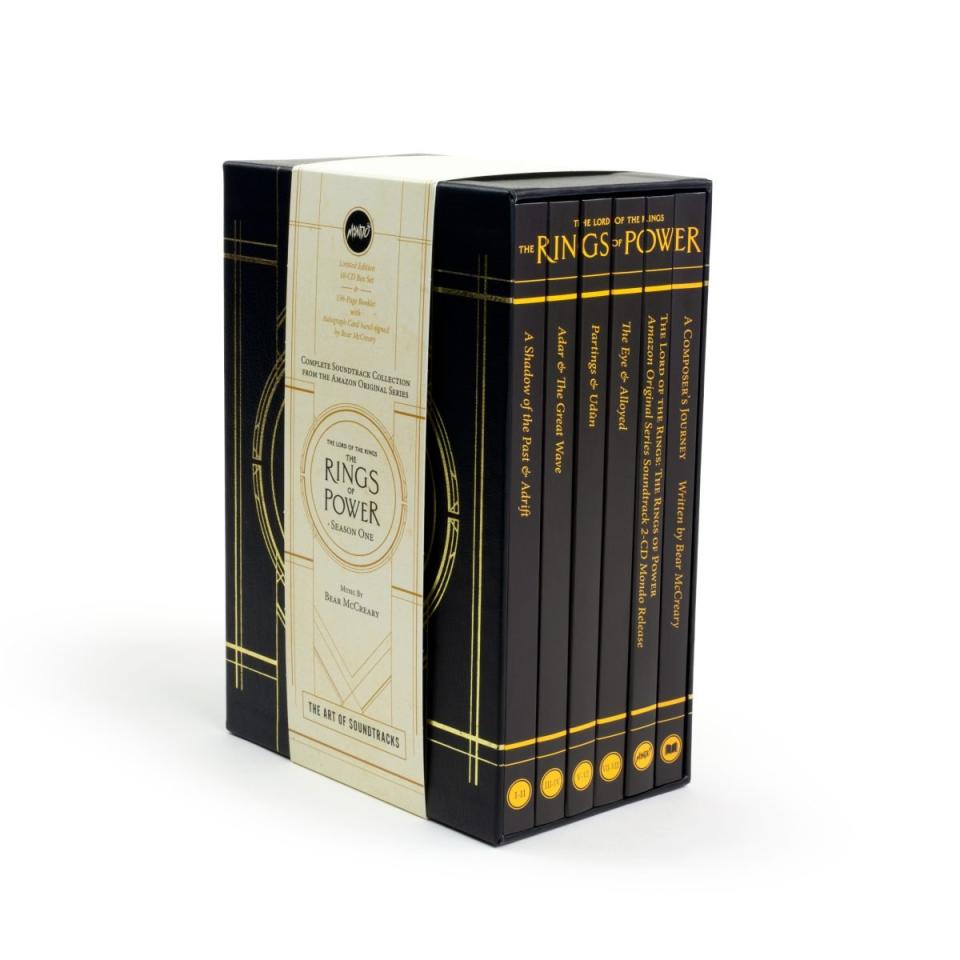 Mondo The Lord of the Rings The Rings of Power limited edition expanded box set side discs