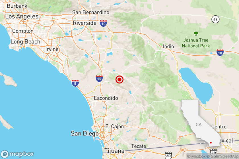 A magnitude 4.2 earthquake was felt in Temecula, Calif.