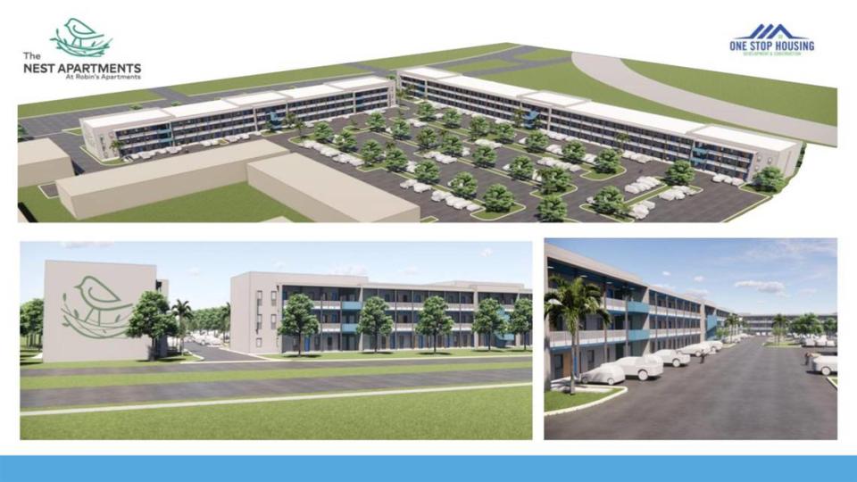 Manatee County officials approved a $3.5 million loan to help cover the construction of The Nest at Robin’s Apartments, a Bradenton apartment complex looking to provide 182 affordable housing units.