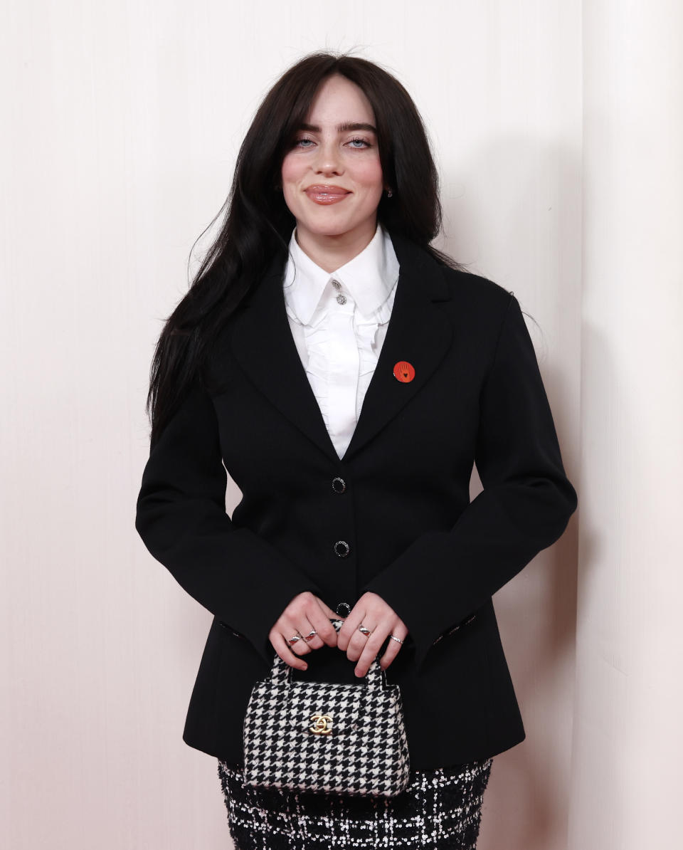 Billie Ellish arriving on the red carpet at the 96th Annual Academy Awards in Dolby Theatre at Hollywood & Highland Center in Hollywood, CA, Sunday, March 10, 2024.