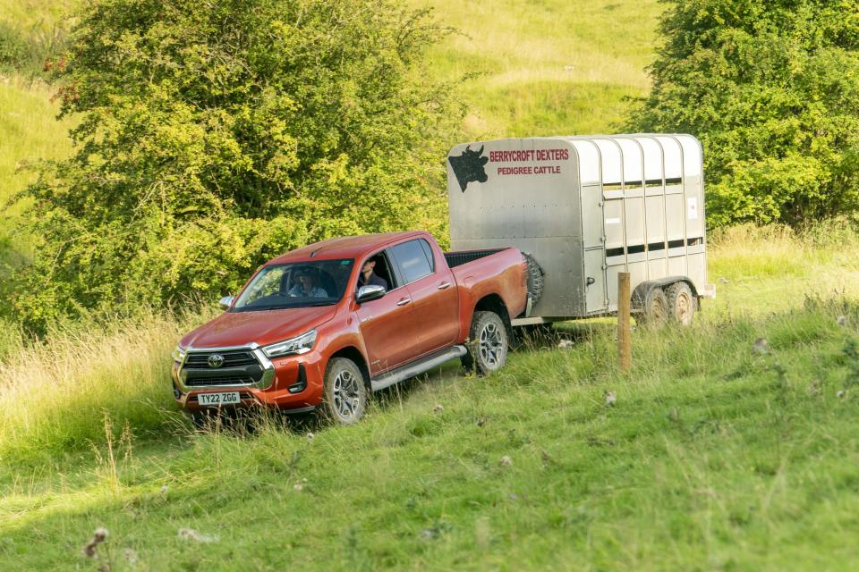 The Hilux is a popular choice as a working pick-up in the UK. (Toyota)