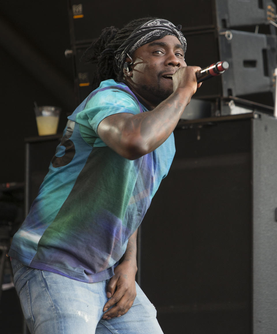 <p>Wale performs on Day 3 of the 2017 Firefly Music Festival at The Woodlands on Saturday, June 17, 2017, in Dover, Del. (Photo by Owen Sweeney/Invision/AP) </p>