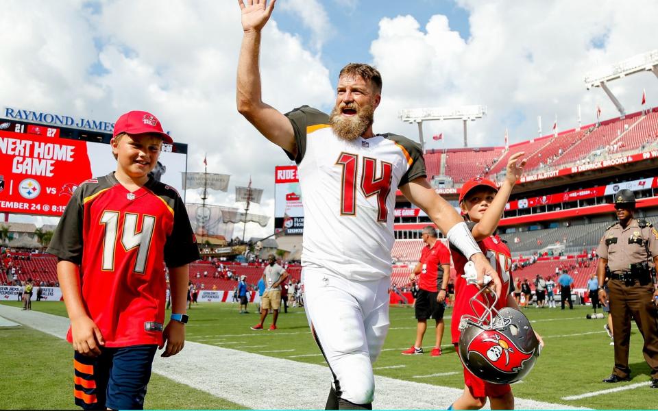 Ryan Fitzpatrick put up back-to-back 400-yard passing games in a hot start for Tampa. (Getty Images) 