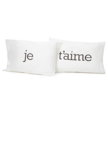 Je T'aime Pillow Case Set