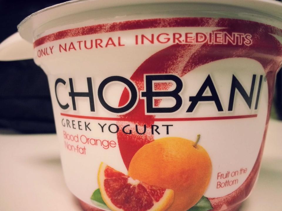 Chobani Greek yogurt