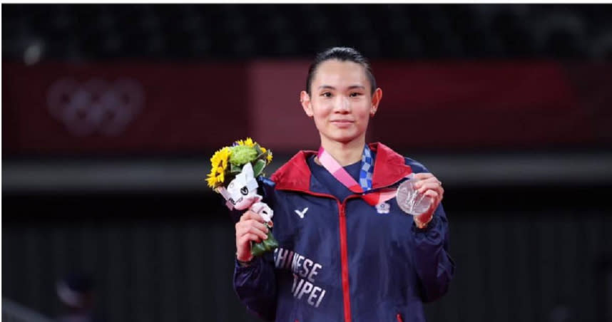 戴資穎三度打進奧運，在2020東京奧運女子單打賽事中奪得銀牌。（圖／戴資穎臉書）