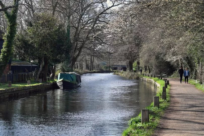 The towpath is a popular walking spot -Credit:Surrey Live - Grahame Larter