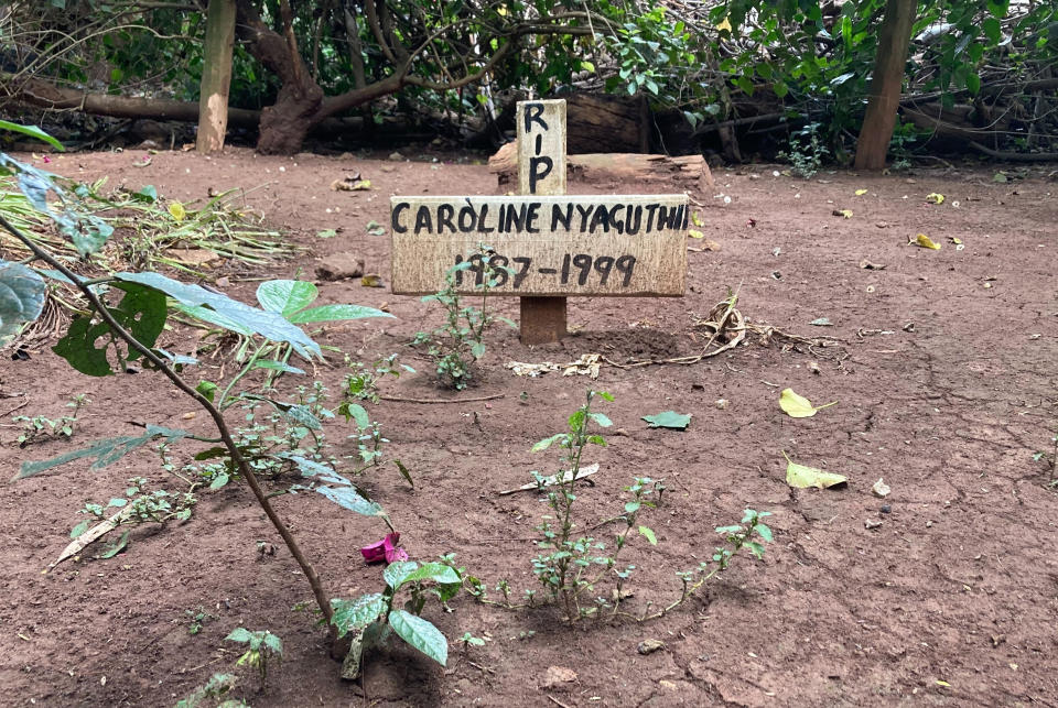 Graves of children who died of AIDS, many from two decades ago, are seen at an orphanage in Nairobi, Kenya, on Friday, Sept. 8, 2023. A U.S. foreign aid program that officials say has saved 25 million lives in Africa and elsewhere is being threatened by some Republicans who fear program funding might go to organizations that promote abortion. (AP Photo/Cara Anna)