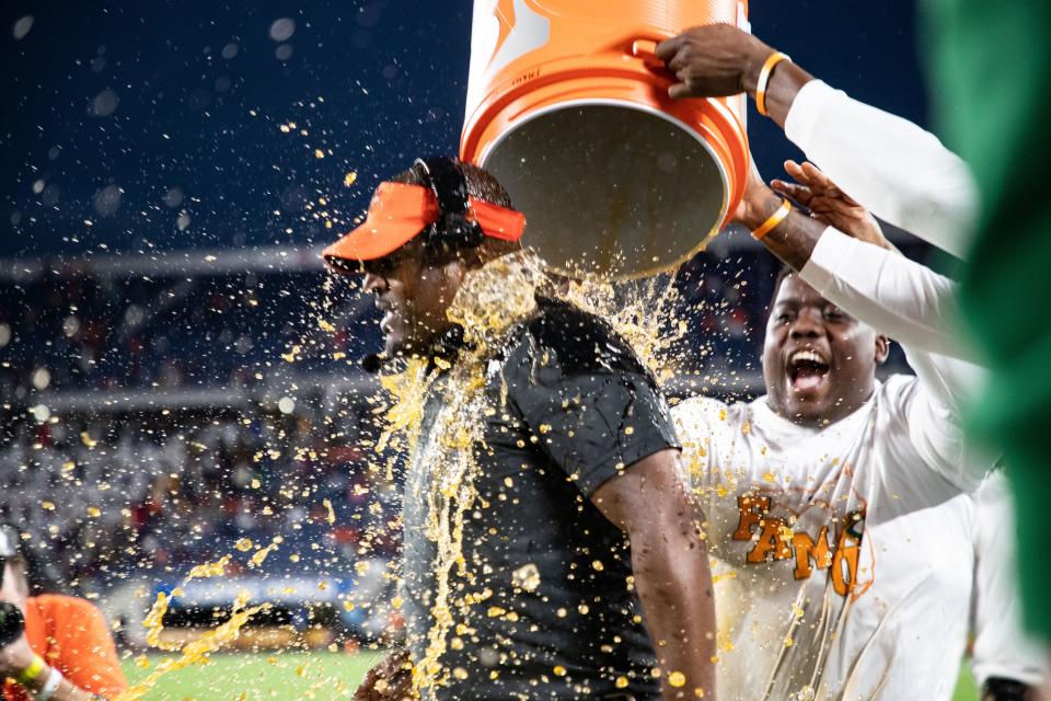 The FAMU Rattlers defeated the BCU Wildcats 41-20 during the annual Florida Classic at Camping World Stadium on Saturday, Nov. 19, 2022.