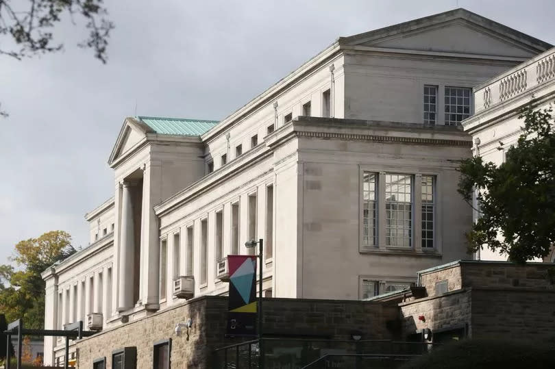 A view of the Portland Building at the University of Nottingham