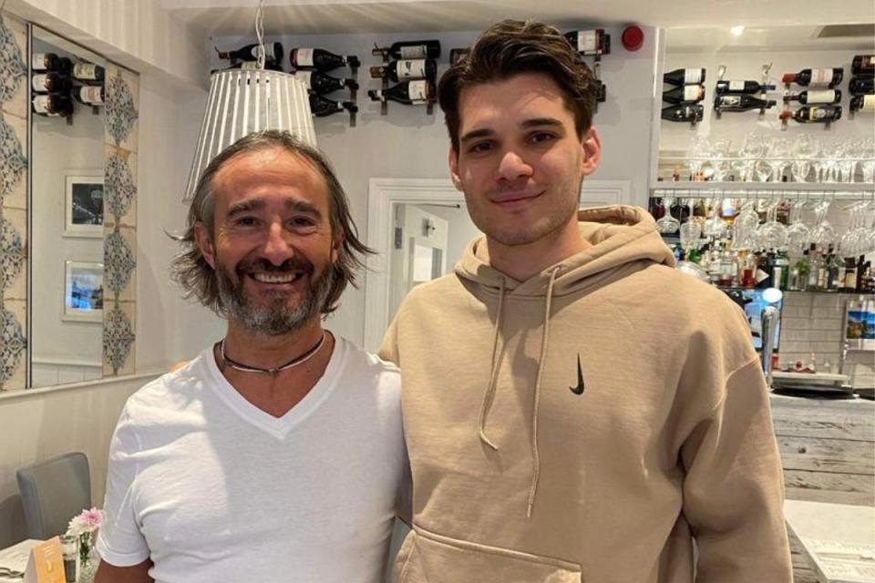 Rangers star visits Glasgow restaurant after 'enjoying' sister venue with his dad <i>(Image: TikTok)</i>