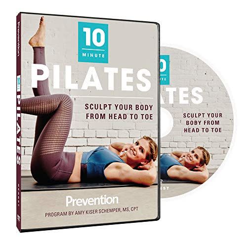 1) 10 Minute Pilates: The Sculpting Pilates Workout That Does It All in 10 Minutes