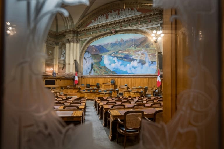 The 200-member National Council meets at the Federal Palace in Bern (Fabrice COFFRINI)