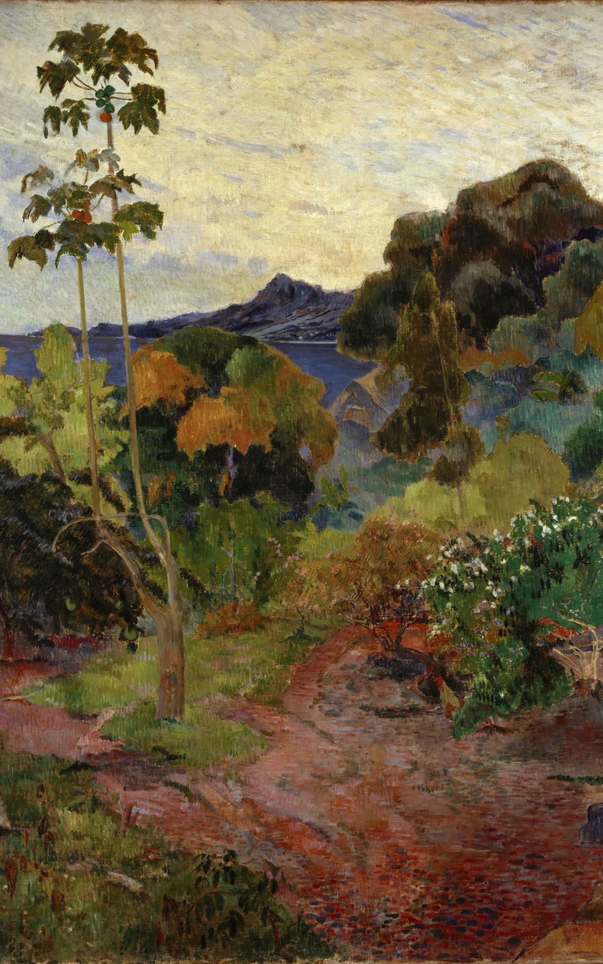Paul Gauguin's 'Martinique Landscape', 1887, ordinarily on show at the National Gallery of Scotland. - Copyright National Galleries of Scotland, photography A Reeve.