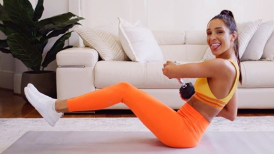 Workout with Kayla Itsines