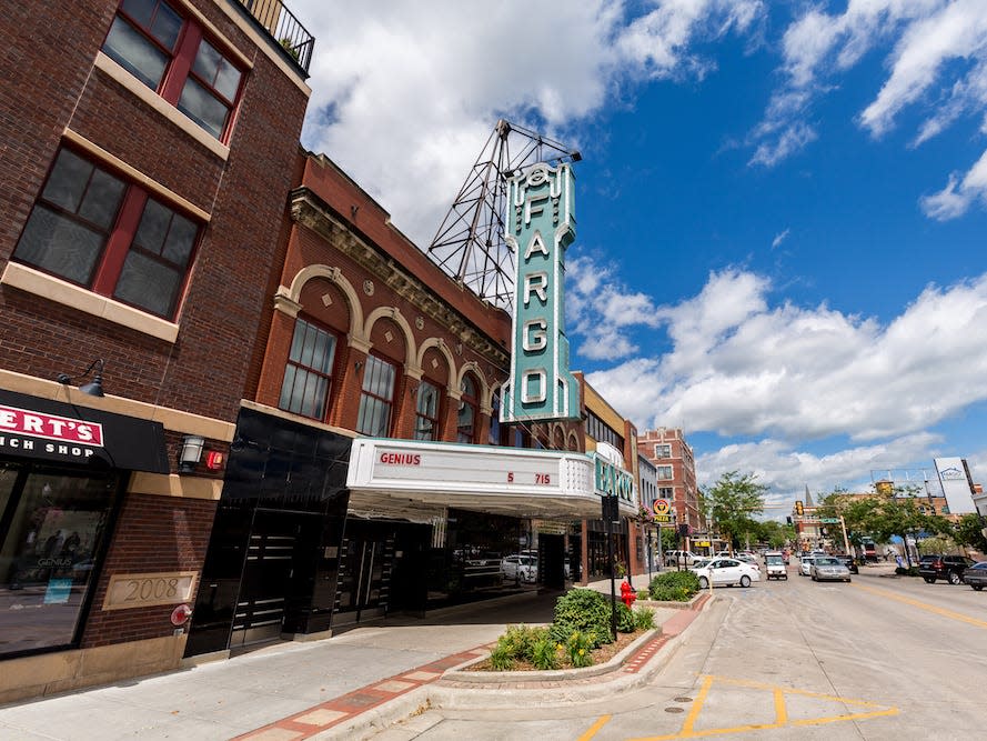 The Fargo Theatre art deco movie theater downtown Fargo North Dakota