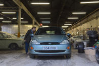 <p>The Focus Mk1 put Ford properly back on the family hatchback map with its strong handling, sharp looks and everyday pricing. Produced in 1998-2004, this particular example featured a 2.0-litre 4-cylinder petrol engine, producing 130bhp and had a starring role in Autocar.</p><p>In November 1998, we borrowed it with the aim of completing 100-laps of London’s <strong>M25 </strong>orbital motorway in 10 days or less. 25 journalists took the wheel over the period , driving at a steady 70mph where possible. We completed the 11,770 miles in 240 driving hours, at an average speed of 49mph. The challenge went without incident, and the car chalked up 36.3mpg in the process. This particular car was also used by Ford to advertise the merits of the 2009 scrappage scheme.</p>