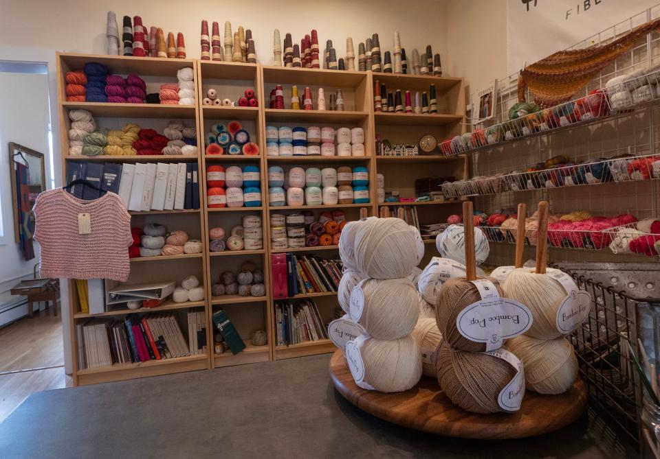 Balzac & Co. in Ocean Grove features a wide selection of yarns, notions and patterns for knitters, crocheters, weavers and spinners.
