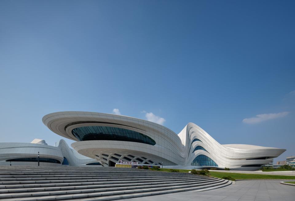 Like so many of ZHA's designs, the new cultural center has the appearance of a structure that's landed from a different planet.