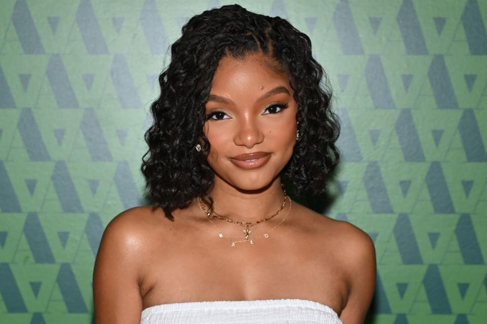 <p>Derek White/Getty</p> Halle Bailey attends the Aerie REAL Fest at The Carlyle Venue on March 23, 2024 in Atlanta