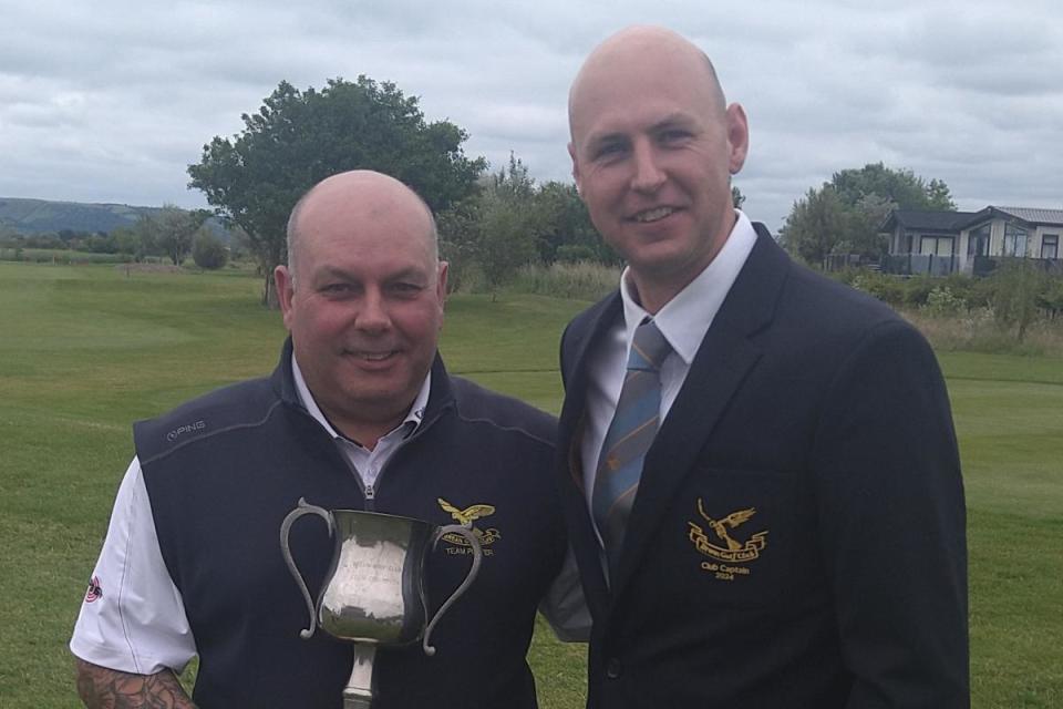 Jez Clift was club champion with a record-breaking game <i>(Image: Brean Golf Club)</i>