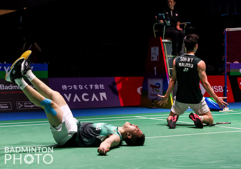 謝定峰（左）／蘇偉譯（圖：Badminton Photo）