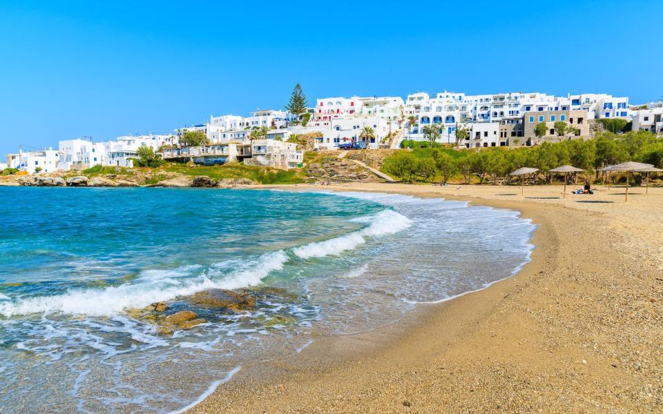 The Cyclades island of Paros has some of the Aegean’s best beaches for families - Alamy 