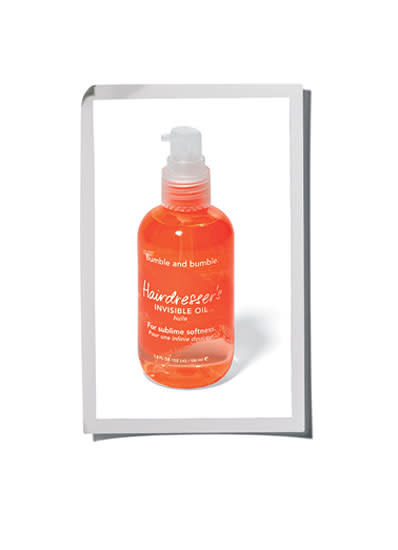 Bumble And Bumble Hairdresser’s Invisible Oil, $38, bumbleandbumble.com