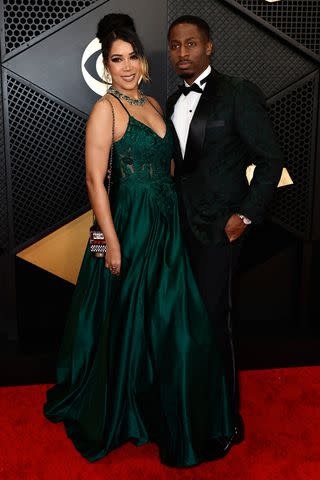 <p>Frazer Harrison/Getty</p> Kat Capone and Kaleb Rollins