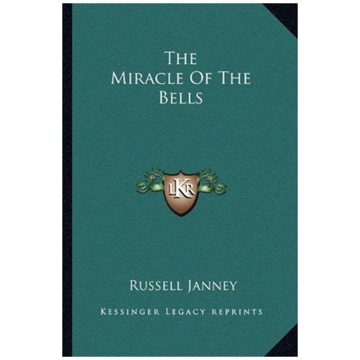 <p>$31.45 <a class="link " href="https://www.amazon.com/Miracle-Bells-Russell-Janney/dp/1163817813/ref=tmm_pap_swatch_0?_encoding=UTF8&tag=syn-yahoo-20&ascsubtag=%5Bartid%7C10060.g.42154634%5Bsrc%7Cyahoo-us" rel="nofollow noopener" target="_blank" data-ylk="slk:Shop Now">Shop Now</a><strong><br>Genre:</strong> Fiction</p><p>Russell Janney's first, and most popular novel, was turned into a motion picture starring Fred MacMurray (from <em>My Three Sons</em>) and Frank Sinatra. </p><p> This fiction novel tells the story of a press agent, Bill Dunnigan, who brings the body of deceased actress Olga Treskovna to a coal mining town for burying. Much of the story is told in flashback to the relationship between Olga and Bill. </p>