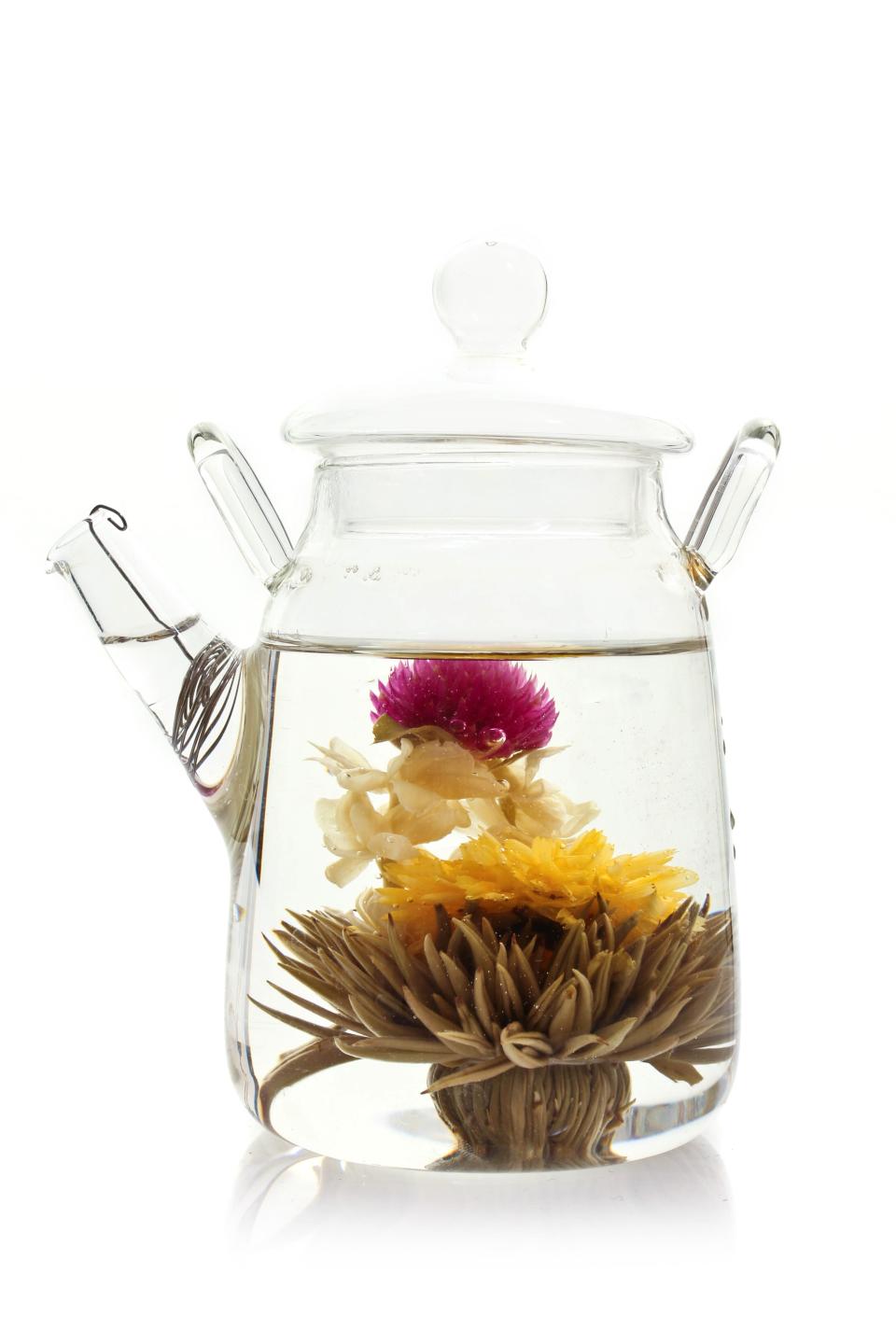 <b>’Flowering Tea Bloom’ gift set from The Tea Experience</b><br><br>Looking for something a little more exotic than PG Tips to add to a Christmas stocking? Try these aromatic and exotic looking flowering tea bulbs from The Tea Experience that expand in hot water for a truly visual treat. Choose from a selection of flowering tea blooms like Dragon’s Eye, Jasmine Fairy, Red Amaranth and Sweet Osmanthus. The set includes six blooms, a clear a glass teapot and double walled glass tea bowl to watch the flower bloom as well as a pretty silk-lined bag to keep all the pieces safe. Includes a gift card and free wrapping. A must for any tea aficionado on your list. <br><br> From £27.50 from <a href="http://www.teaexperience.co.uk/catalog/gifts-c-17.html" rel="nofollow noopener" target="_blank" data-ylk="slk:www.teaexperience.co.uk;elm:context_link;itc:0;sec:content-canvas" class="link "> www.teaexperience.co.uk</a> <br><br>Can’t find what you’re looking for? Search <a href="http://uk.shopping.yahoo.net/" rel="nofollow noopener" target="_blank" data-ylk="slk:here.;elm:context_link;itc:0;sec:content-canvas" class="link ">here.</a>