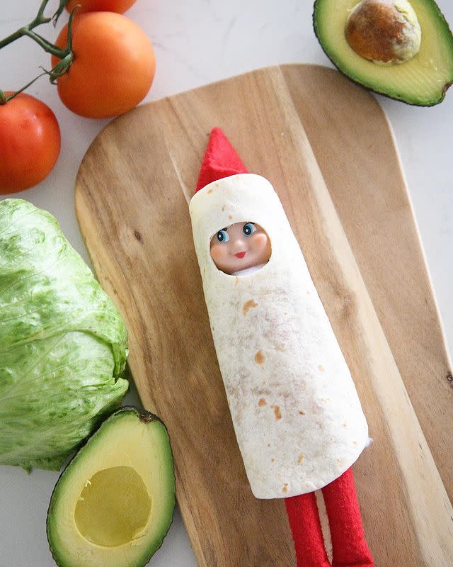Elf on the Shelf Burrito