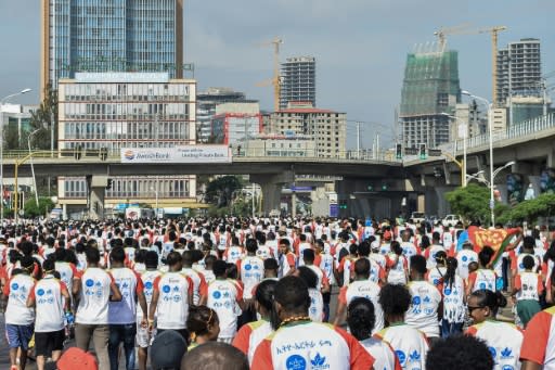 Thousands took part in the first Ethiopia-Eritrea peace and reconciliation run
