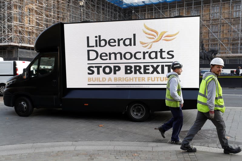 Liberal Democrats launch general election posters in London